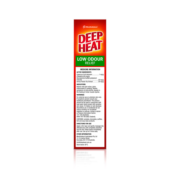 Deep Heat Low Odour