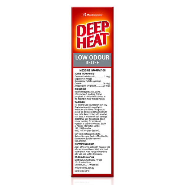 Deep Heat Low Odour