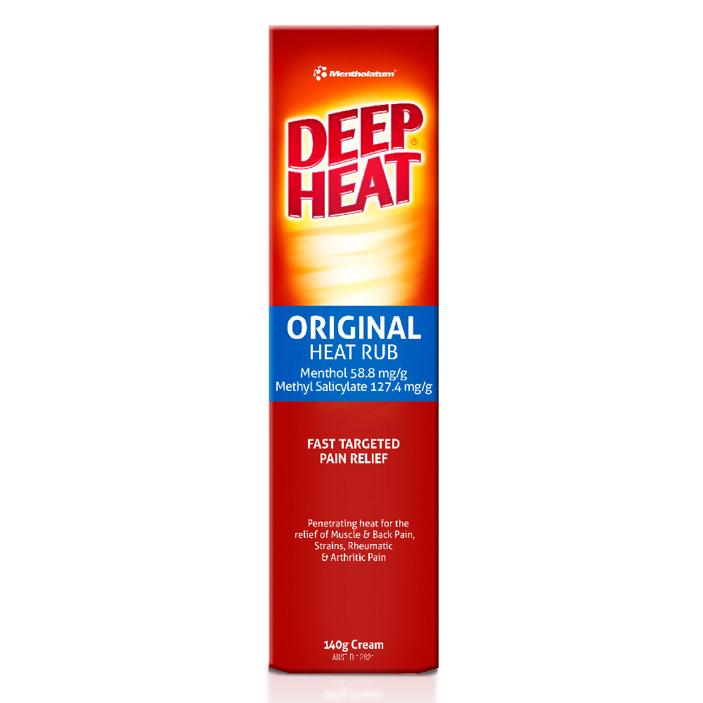 Back pain & muscle ache pain relief cream– Deep Heat Australia