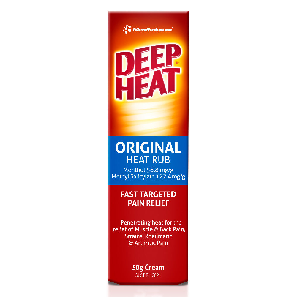 Back pain & muscle ache pain relief cream– Deep Heat Australia